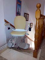 Silla elevadora Acorn instalada en una vivienda particular de Boadilla del Monte (Madrid)