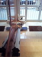 Silla subeescaleras levante instalada en una casa particular en Barcelona capital