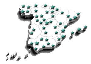 Mapa delegaciones de Vertitec